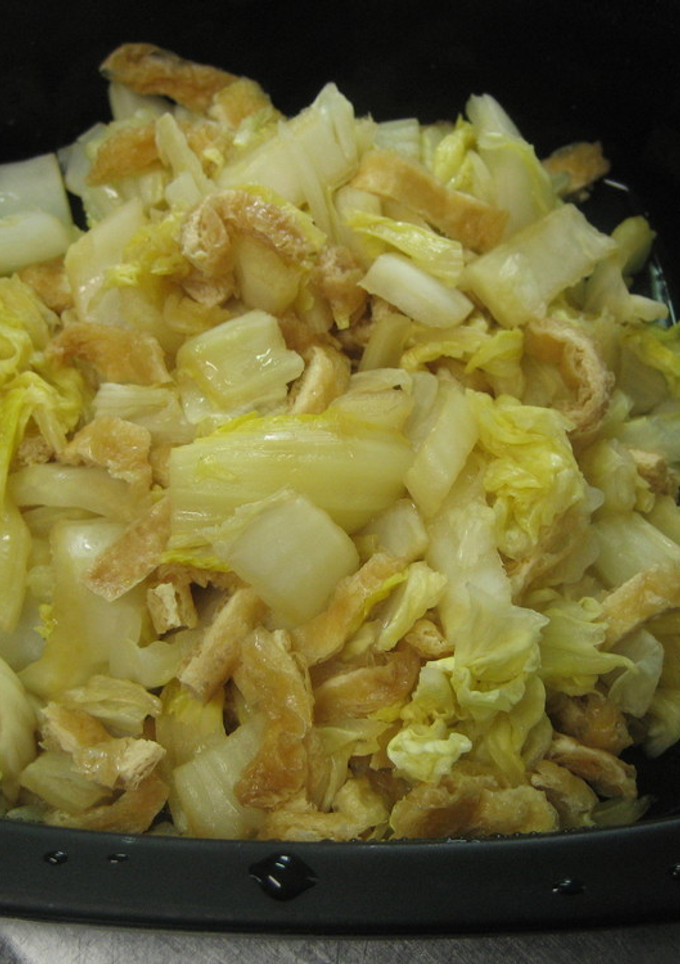 レンジで白菜と油揚げの煮浸し-レシピのメイン写真