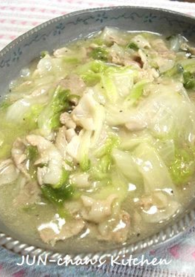 白菜と豚肉の蒸し煮＊とろっとろ中華風-レシピのメイン写真