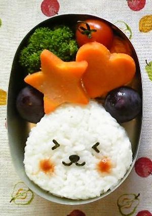 ☆ビックリ顔☆お弁当-レシピのメイン写真