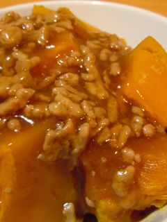 かぼちゃの煮物のそぼろあん-レシピのメイン写真