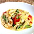 鶏ささみと野菜の青じそドレッシング炒め