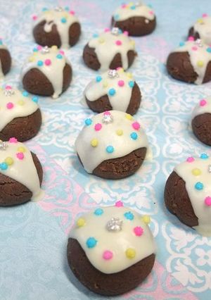 スノーボール風☆* デコ♪チョコクッキー-レシピのメイン写真