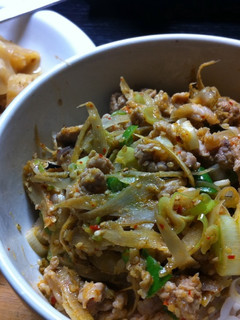 ごぼう豚丼(味噌しょうが味・減塩)-レシピのメイン写真