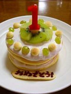 イチゴなしでも☆1歳お誕生日ケーキ-レシピのメイン写真
