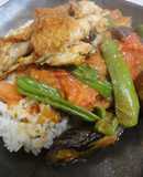 トルコ風◇鶏とししとうと茄子のトマト煮
