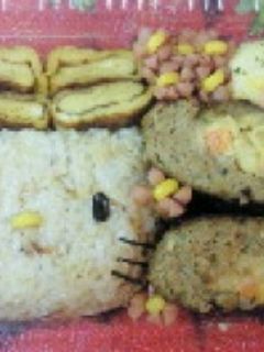 美容師彼ごはん★ハローキティー⑴-レシピのメイン写真