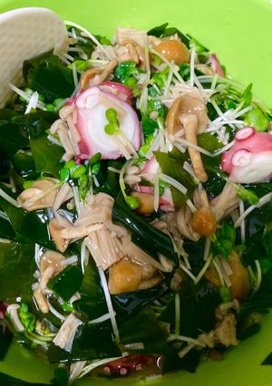 タコ🐙とわかめのなめ茸和え-レシピのメイン写真