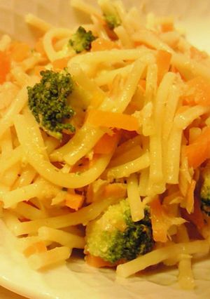 離乳食完了期☆ツナでバター醤油パスタ-レシピのメイン写真