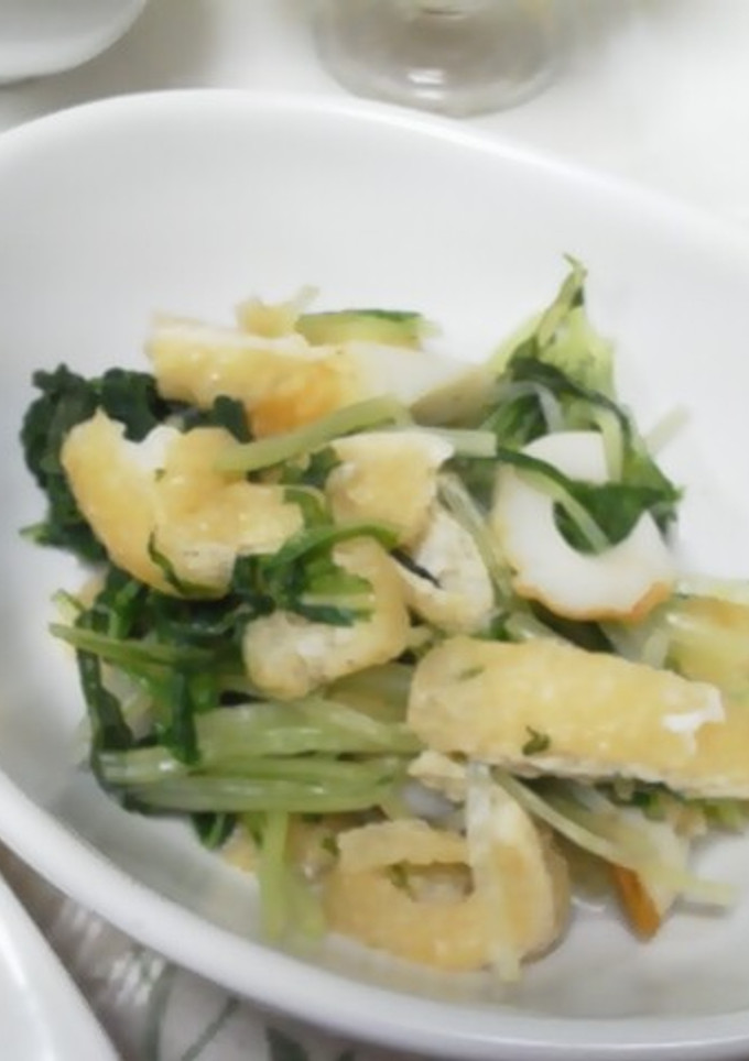 水菜と油揚げの煮浸し-レシピのメイン写真