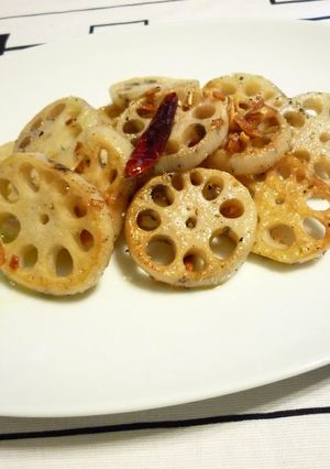 レンコンのペペロンチーノ-レシピのメイン写真