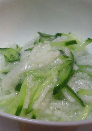 超簡単！我が家の酢の物（山芋と胡瓜）-レシピのメイン写真