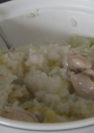 鶏と白菜のお粥-レシピのメイン写真