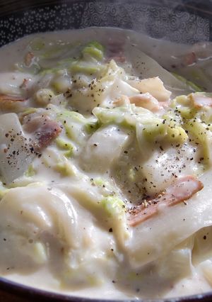 簡単 白菜ミルク煮-レシピのメイン写真