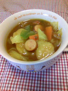 残ったカレーでリメイクスープ-レシピのメイン写真