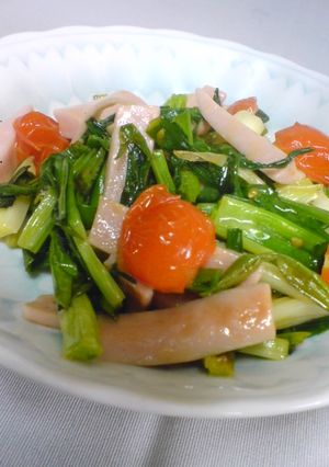 魚肉ソーセージのオリーブオイル炒め-レシピのメイン写真