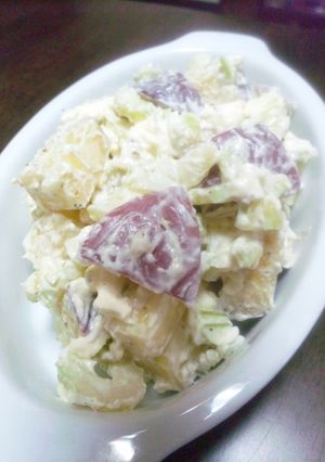 ☆簡単♪さつま芋とセロリのクリチ和え☆-レシピのメイン写真