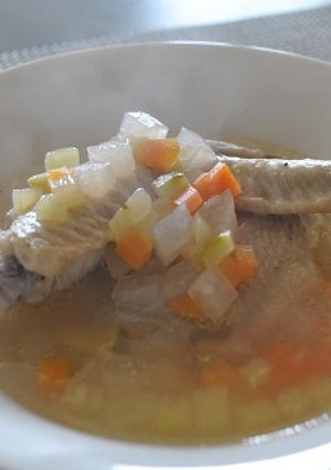 手羽先と根菜のスープ-レシピのメイン写真