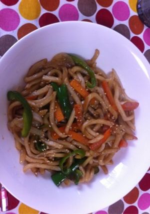 ☆10分でパパッと焼うどん☆-レシピのメイン写真
