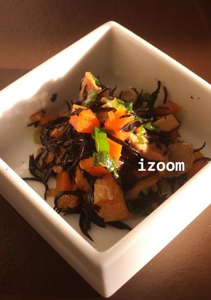 ひじきの煮物しょうが風味　鉄分たっぷり！-レシピのメイン写真
