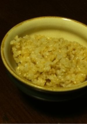 炊飯器でらくちん。玄米の炊き方-レシピのメイン写真
