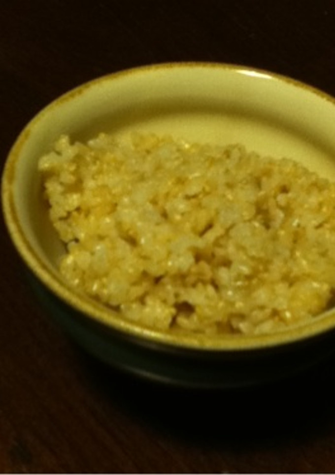 炊飯器でらくちん。玄米の炊き方-レシピのメイン写真