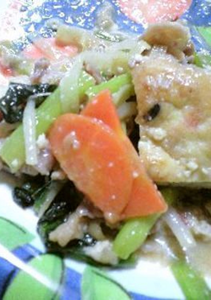 豚とがんもと野菜の味噌炒め-レシピのメイン写真