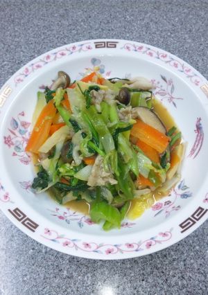 おばあちゃんの野菜いっぱい八宝菜-レシピのメイン写真