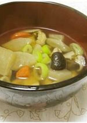 煮物をリメイク☆即席けんちん汁-レシピのメイン写真