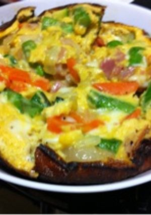 イタリア風ゴロゴロ野菜オムレツ-レシピのメイン写真