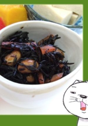 めんつゆで★ひじきの煮物-レシピのメイン写真