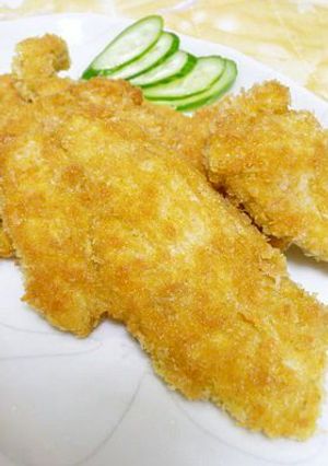 鶏胸肉で!カレーチキンカツレツ-レシピのメイン写真