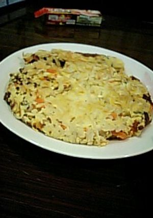 残った切り干し大根の煮物deオムレツ♪-レシピのメイン写真