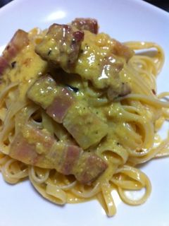 おうちにある物で… 簡単カルボナーラ-レシピのメイン写真