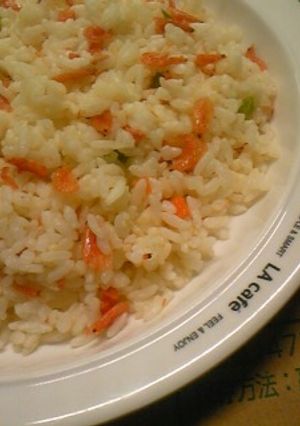 給料日前のエビピラフ-レシピのメイン写真