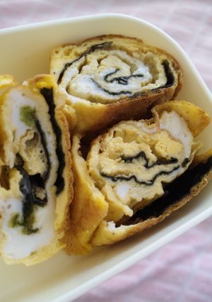 海苔入り☆簡単☆卵焼き！手軽にお弁当に-レシピのメイン写真