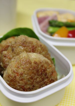 まるでカレー！　カレーつくねバーグ☆-レシピのメイン写真