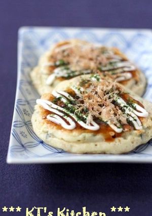 イカ天入り★納豆とオクラのふわふわお焼き-レシピのメイン写真