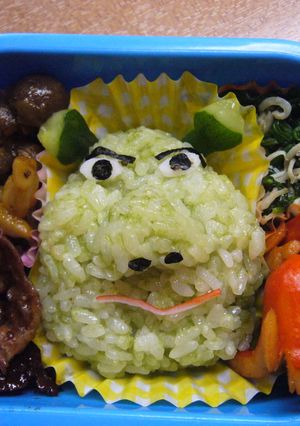 キャラ弁！シュレック弁当☆-レシピのメイン写真