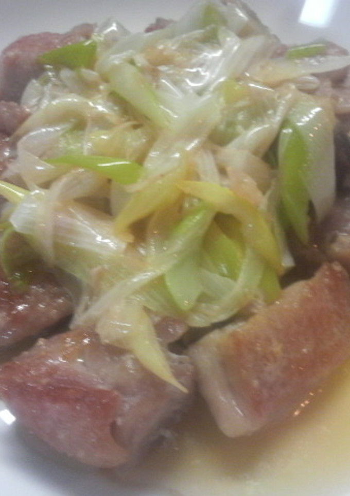 簡単☆おネギがたっぷり♪鶏肉の塩炒め-レシピのメイン写真