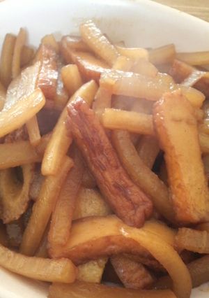 大根とさつま揚げの炒め煮〜カレー風味〜-レシピのメイン写真