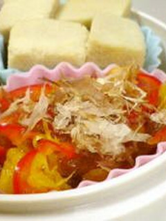 お弁当に彩を~パプリカのドレッシング和え-レシピのメイン写真