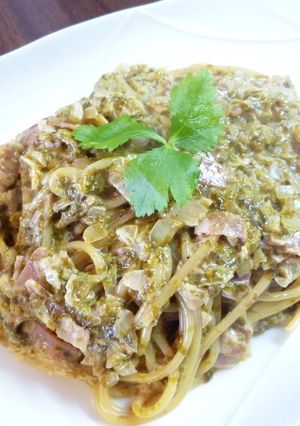 岩のりパスタ+.(◕ฺ∀◕ฺ)ﾟ+.-レシピのメイン写真