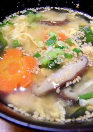 いつもの味噌汁をグレードアップ☆胡麻生姜-レシピのメイン写真