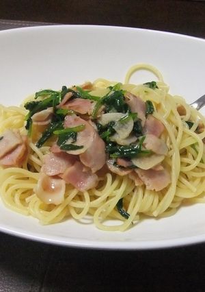 コドモの＊ほうれん草の和風パスタ-レシピのメイン写真