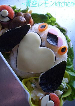 キャラ弁☆ポケモン☆マメパト-レシピのメイン写真