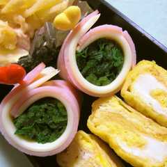 รูปของ お弁当に☆ほうれん草のハムチーズ巻き