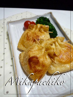 ☆油揚げの巾着焼き☆-レシピのメイン写真