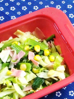 ルクエで★学校給食の小松菜のあえもの-レシピのメイン写真