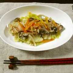 รูปของ 塩鮭と野菜のヘルシー蒸し