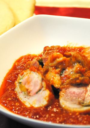 バジル＆チーズ☆チキンのスカロッピーネ-レシピのメイン写真